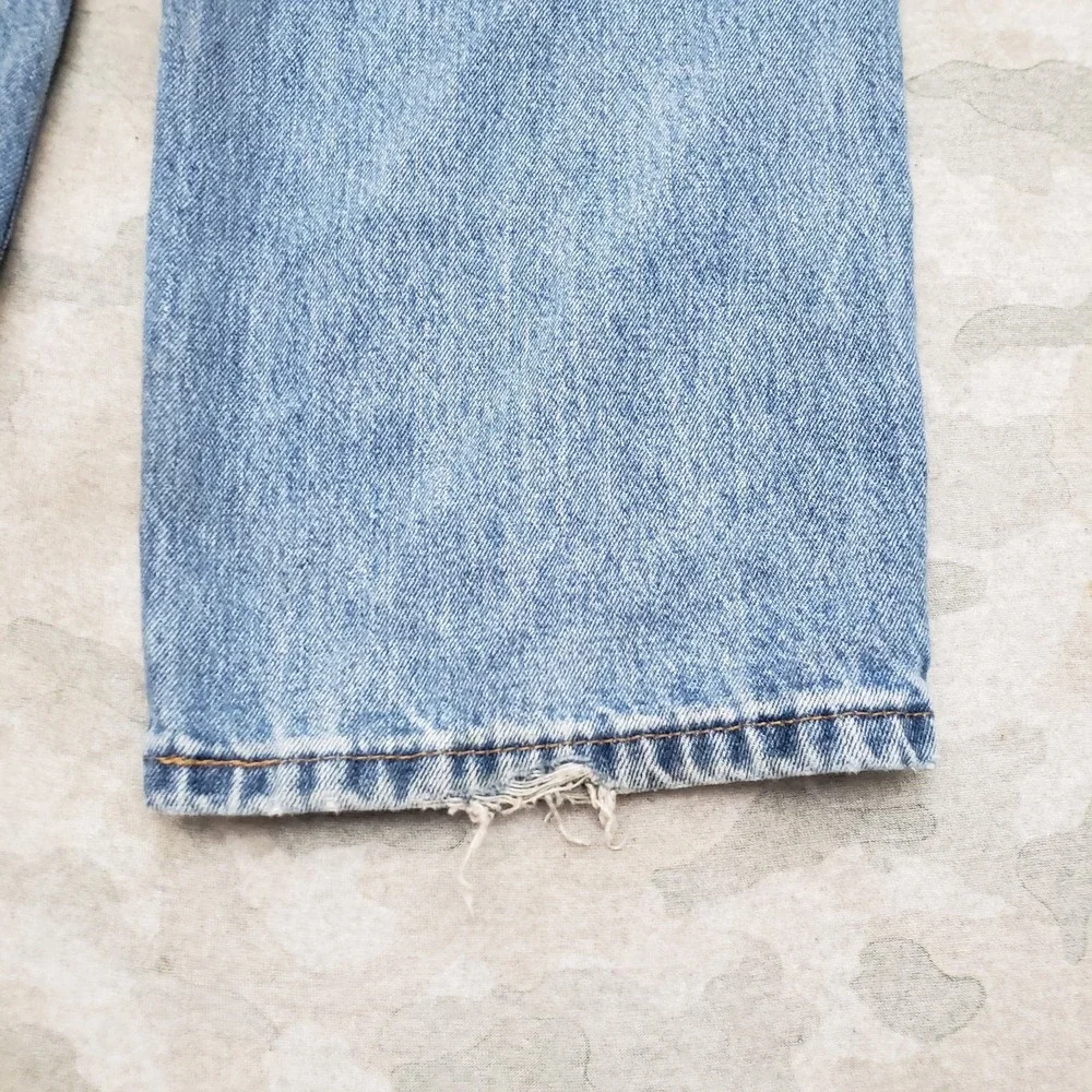 Levi's 550 Jeans Mens 38x30 Blue Relaxed Pockets Denim Medium Wash